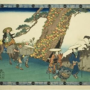 Act 8 (Hachidanme), from the series "The Revenge of the Loyal Retainers (Chushingura)", c. 1834/39. Creator: Ando Hiroshige. Act 8 (Hachidanme), from the series "The Revenge of the Loyal Retainers (Chushingura)", c. 1834/39