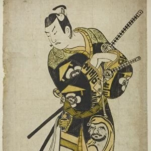 The Actor Ichikawa Danjuro II as Soga no Goro, c. 1728. Creator: Okumura Masanobu