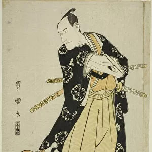 The actor Ichikawa Danjuro VI and a boy, n. d. Creator: Utagawa Toyokuni I
