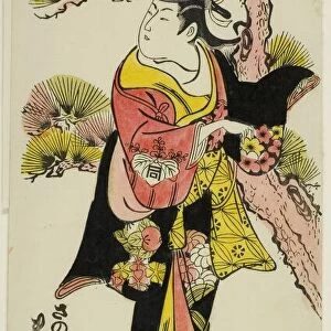 The Actor Sanogawa Mangiku I, c. 1731. Creator: Torii Kiyoshige