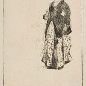 The Actress Ellen Andree, 1879. Creator: Edgar Degas