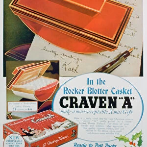 Advert for Craven A cigarettes, 1936