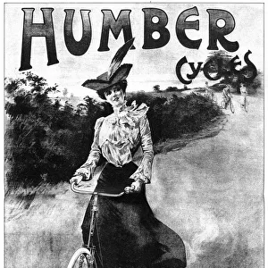 Advertisement for Humber Cycles, 1902-1903. Artist: Thomas Humber
