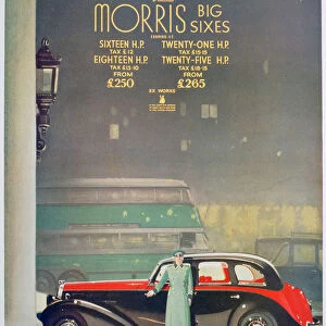 Advert for the Morris Big Six motor car, 1936