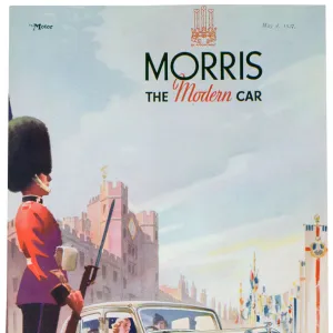 Advert for Morris motor cars, 1937