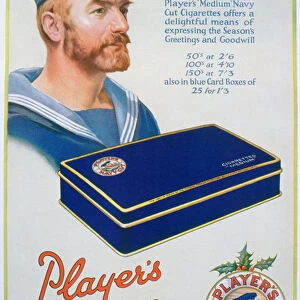 Advert for Players Navy Cut cigarettes, 1928