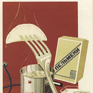 Advertising Poster for Pelmeni, 1936