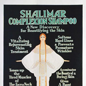 Advertisement for Shalimar complexion shampoo by Dubarry, 1930