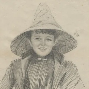 Ada Lymon (Woman in a Large Hat), 1887. Creator: Anders Zorn (Swedish, 1860-1920)