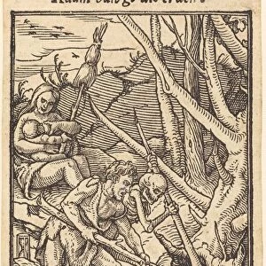 Adam bawgt die erden. Creator: Hans Holbein the Younger