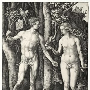 Adam and Eve, 1504. Creator: Albrecht Dürer (German, 1471-1528)