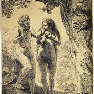 Adam and Eve, 1638. Artist: Rembrandt Harmensz van Rijn