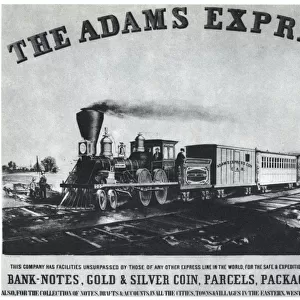 Adams Express Company advertisement, c1860s (1954)