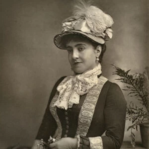 Adelina Patti, Italian opera diva, 1882. Artist: London Stereoscopic & Photographic Co