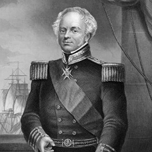 Admiral Thomas Dundas (d1841), British naval officer of the Napoleonic Wars, 1857. Artist: DJ Pound