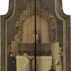The Adoration of the Kings. (Triptych, reverse). Artist: Bosch, Hieronymus (c. 1450-1516)