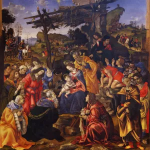 The Adoration of the Magi, 1496. Artist: Lippi, Filippino (1457-1504)