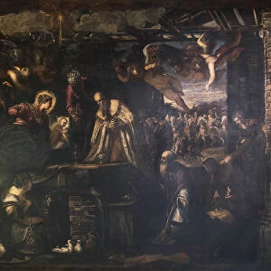 The Adoration of the Magi, 1582. Creator: Tintoretto, Jacopo (1518-1594)