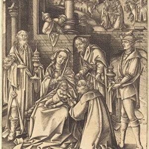 The Adoration of the Magi, c. 1490 / 1500. Creator: Israhel van Meckenem