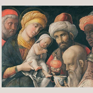The Adoration of the Magi, c. 1500. Artist: Mantegna, Andrea (1431-1506)