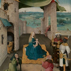 The Adoration of the Magi, ca. 1475. Creator: Hieronymus Bosch