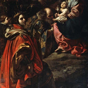 The Adoration of the Magi, late 16th or 17th century. Artist: Rutilio di Lorenzo Manetti
