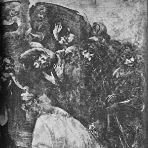 Adoration of the Magi - Right-hand lower portion, c1481 (1945). Artist: Leonardo da Vinci