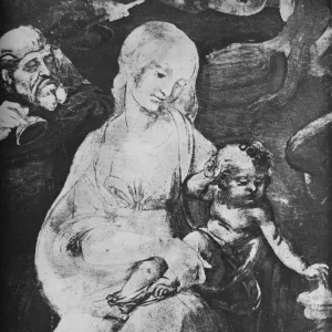 Adoration of the Magi - Virgin and Child, c1481 (1945). Artist: Leonardo da Vinci