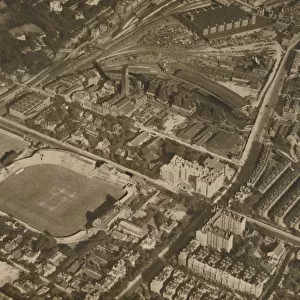 An Aerial Cameras View of Lords and the District of Marylebone, c1935. Creator: Aerofilms