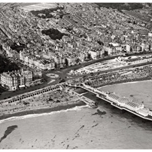 Aerial view of Brighton, Sussex, from a Zeppelin, 1931 (1933)