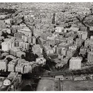 Aerial view of New Cairo, Egypt, from a Zeppelin, 1931 (1933)
