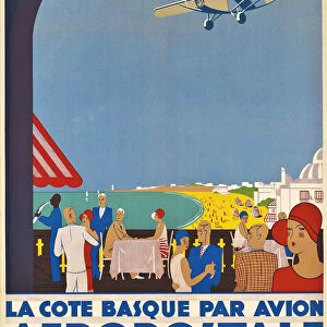 Aeropostale. La Cote Basque, ca 1928-1930. Creator: Anonymous