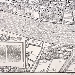 Agas Map of London, c1561
