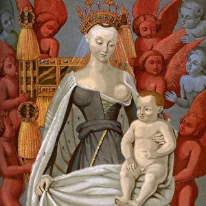 Agnes Sorel (1421-1450), mistress of King Charles VII of France, c1450 (1849)