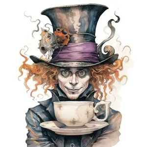 AI IMAGE - The Mad Hatter, from Alice in Wonderland, 2023. Creator: Heritage Images. AI IMAGE - The Mad Hatter, from Alice in Wonderland, 2023. Creator: Heritage Images AI IMAGE - The Mad Hatter, from Alice in Wonderland, 2023. Creator: Heritage Images. AI IMAGE - The Mad Hatter, from Alice in Wonderland, 2023. Creator: Heritage Images