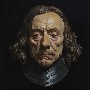 AI IMAGE - Portrait of Oliver Cromwell, 1650s, (2023). Creator: Heritage Images