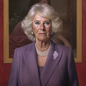 AI IMAGE - Portrait of Queen Camilla, 2023. Creator: Heritage Images