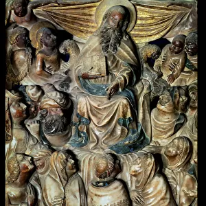 Alabaster altarpiece of the main altar or Santa Tecla altar of the Tarragona Cathedral