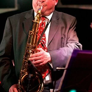 Alan Barnes, British jazz saxophonist, Pizza Express, London. Artist: Brian O Connor