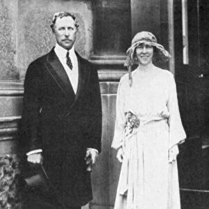 Albert I (1875-1934), King of the Belgians from 1909, with his consort, Queen Elisabeth