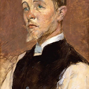 Albert (Rene) Grenier (1858-1925), 1887. Creator: Henri de Toulouse-Lautrec