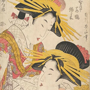 Album of Prints by Kikugawa Eizan, Utagawa Kunisada, and Utagawa Kunimaru, 19th century