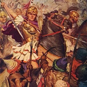 Alexander at the Battle with Porus, 326 BC (c1912)