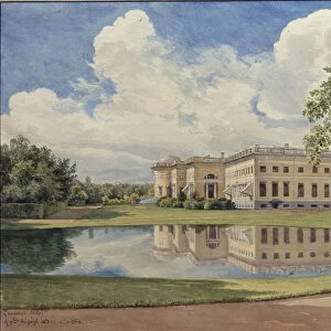 The Alexander Palace in Tsarskoye Selo, 1831. Artist: Reutern, Gerhard Wilhelm, von (1794-1865)