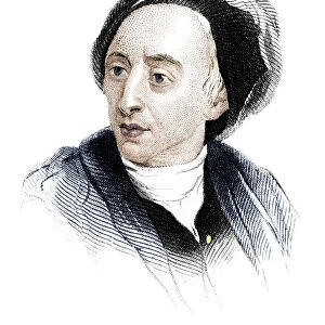 Alexander Pope, English poet of the early eighteenth century, (c1850)