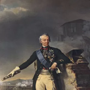 Alexander Suvorov, Russian general, (1833). Artist: Nicolas-Sebastien Froste