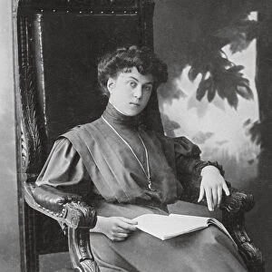 Alexandra Mikhailovna Kollontai (1872-1952), 1910s. Artist: Anonymous
