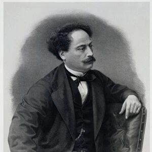 Alexandre Dumas, fils (1824-1895), Mid of the 19th cen. Creator: Fuhr