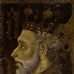 Alfonso V (1396-1458), King of Aragon. Artist: Mateu, Jaume (before 1402-after 1452)