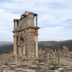 Algeria, Djemila, Caracalla Arch